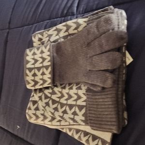 Michael Kors hat,gloves,and scarf set.